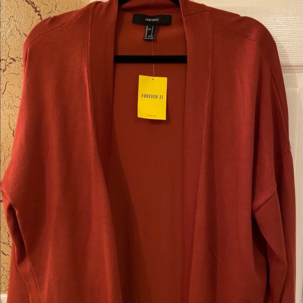 cardigan rust color New!!!